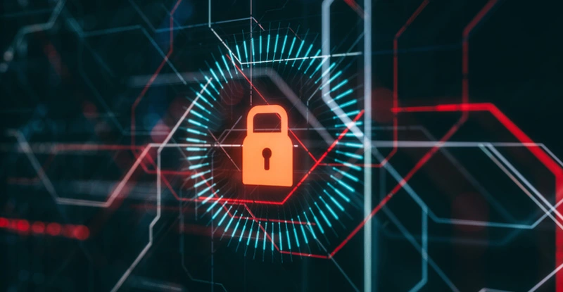 Cyber Technology Security Protection Monitoring Concept