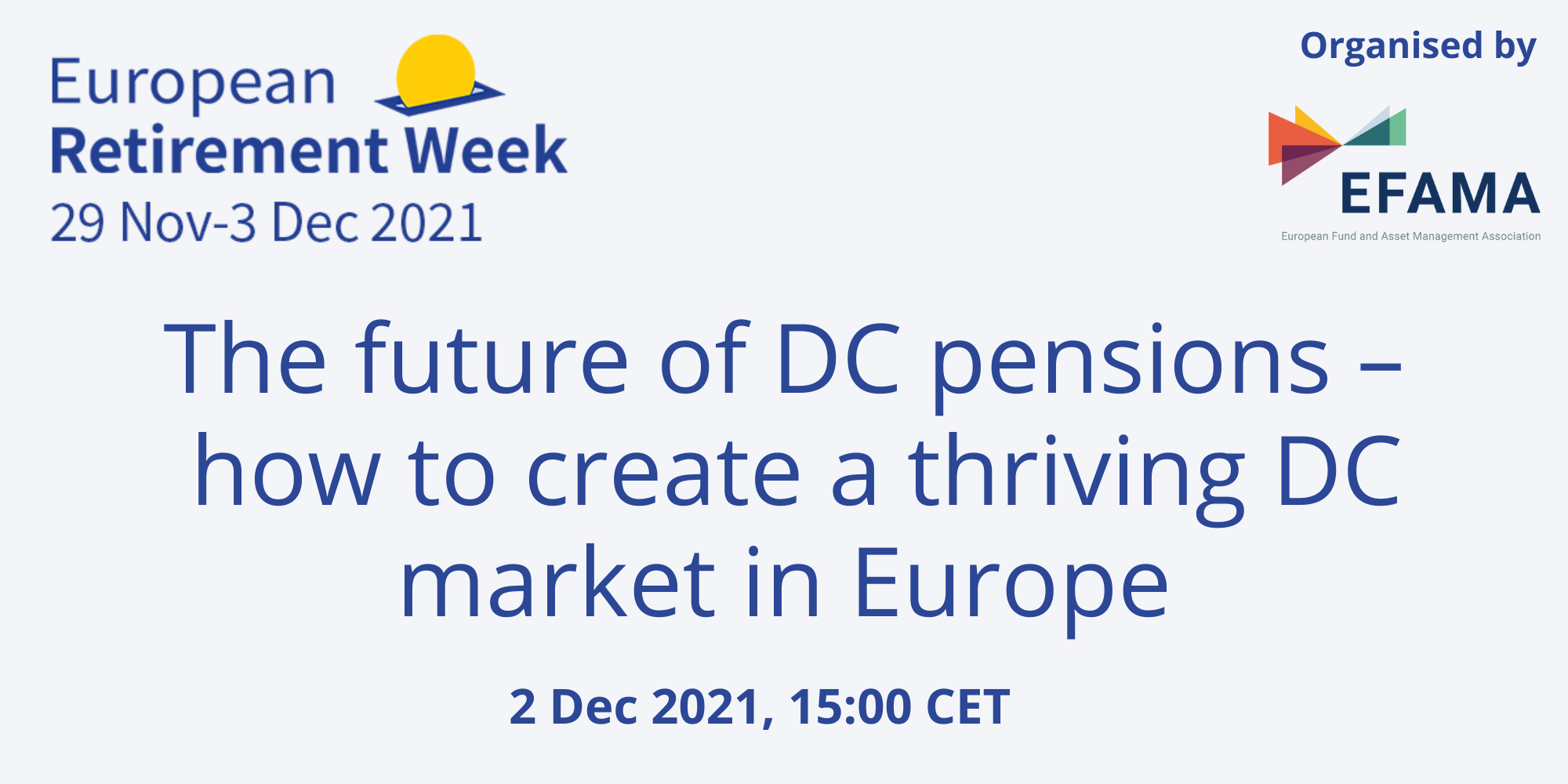 DC pensions event