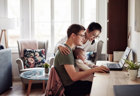 Cute family